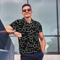 thumbnail image 4 of Balery Chemistry Formulas 1 Camisa Polo de Hombre con Estampado, de Manga Corta y Tejido Medio, Camisa Tipo Golf Polo-3X-Large, 4 of 6
