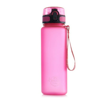 

500ml Sport Water Bottle Leak-proof Water Container with Lanyard for School Office Travel