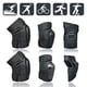 thumbnail image 3 of Rodilleras Para Niños Y Adultos, Coderas, Muñequeras, Conjunto De Equipo De Protección Para Patinaje, Patinaje, Patineta, Ciclismo 6 Uds., Vogacara OD016936-01, 3 of 6