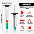 thumbnail image 2 of Tyre Tread Depth Gauge 2 Pcs Smart Color Coded Tread Depth Gauge Color Coded 25MM/32nds Car Tread Depth Measurement Gauge Tool, 2 of 5