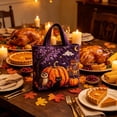 thumbnail image 5 of Twfbrm Halloween Fall Tote Bag for Women, Autumn Waterproof Shoulder Bag with Pumpkin and Maple Leaf Print Design, Autumn Decorative Lightweight Handbag for Shopping, Outdoors, Thanksgiving Decor, 5 of 6