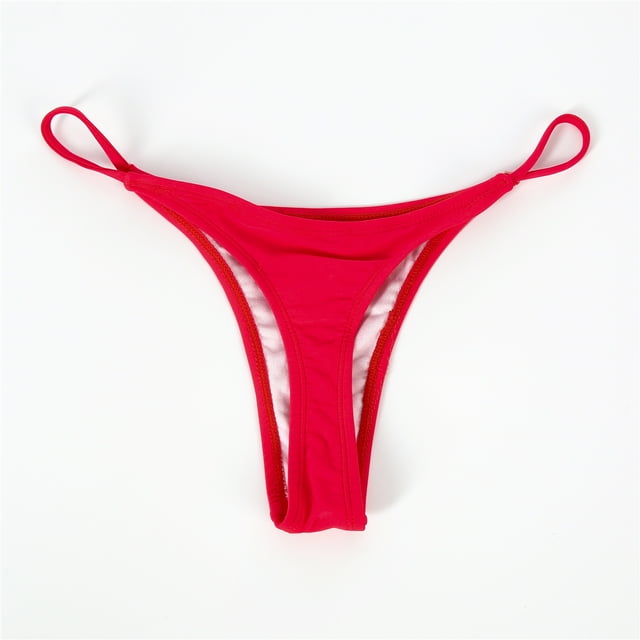 Gupgi Bas de Bikini pour Femmes G-String Culottes Brésiliennes Strings Maillots de Bain Trunks S-TG