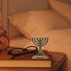 thumbnail image 2 of Candelabro cónico Jibi con temática de Hanukkah, candelabro de 7 brazos, centro de mesa, 2 of 7