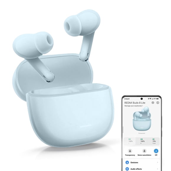 Auriculares XIAOMI Redmi Buds 8 Lite inalámbricos con ANC (Cancelación activa de ruido) - Azul