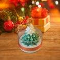 thumbnail image 6 of Mecorevxz Christmas Decorations Christmas Tree Shaped Candle with Glass Red White Green Xmas Wax Scented Candles for Winter Holiday Party Table Decor,Christmas Gifts(Green), 6 of 7