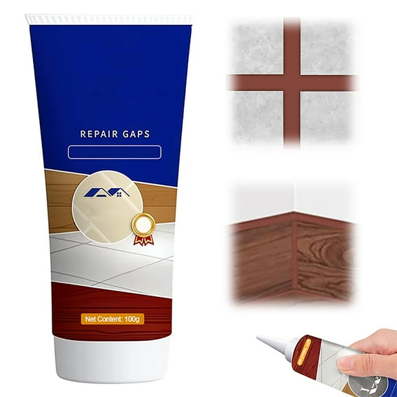 Multi-Purpose Filler Sealant Waterproof Mold Resistant Weather Resistant Easy Application Multiple Colors for Tile Wood Window Door Gap Repair