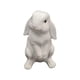 thumbnail image 2 of Decoración de conejo de Pascua de cerámica Figurita blanca para la decoración de la mesa del hogar y el salón, regalo de adorno de conejo de primavera, 2 of 9