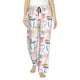 thumbnail image 1 of Balery bow ribbons Pantalones de pijama para mujer, pijamas ultraligeros, pantalones de estar por casa-Small, 1 of 6