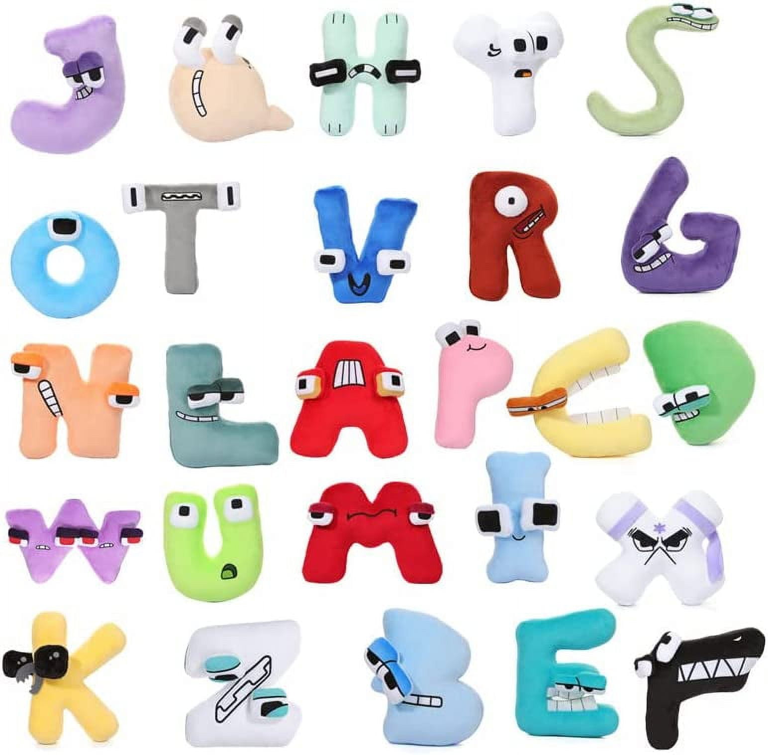 Alphabet Lore Plush Toys Alphabet Lore Plushies Alphabet Lore Stuffed  Figure Dolls Funny Plush Toy for Fans Gift (N) 