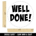 thumbnail image 2 of Well Done Teacher School Self-Inking Rubber Stamp Ink Stamper - Orange Ink - Medium 1 Inch, 2 of 7