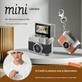 thumbnail image 4 of Uanit Flip Screen Digital Camera with Retro CCD Design, High Definition Portable Small Camera for Students & Campus Use, Keychain Digital Camera for Travel Vlogging and Photography, 4 of 8