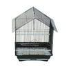 YML Group 1114BLK House Top Style Small Parakeet Cage, 11" x 9" x 16"