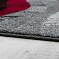 thumbnail image 3 of Paco Home Modern Area Rug with Wave Effect in Grey Red - 5'3" x 7'7" (5'x7'), 3 of 5