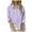 Purple, variant on zbxnLI Girls Cotton Linen Shirts Long Sleeve Button down Collared Dress Shirts Kids Girls Collared Tops