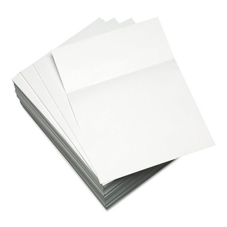 Domtar Lettermark Custom Cut-Sheet Copy Paper 92 Bright Micro-Perforated 3.5" from Bottom 20lb 8.5 x