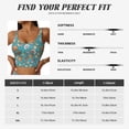 thumbnail image 6 of Vsdgher Cute Conch Print Women Sleeveless Athletic Tank Top Built-in Bra Camisole Sports Vest for Yoga Running Fitness Exercise with Removable Pads, 6 of 8