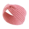 thumbnail image 2 of WCJM Women Knitted Headband Stylish Warm Knitted Headband In Solid Color Polyester Lady Headscarf 35 X 35 Women Square Silk Like Hair Scarf Head Sleeping Wrap Satin Hea Headband Hairstyles, 2 of 6