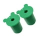 thumbnail image 2 of Bujes para alimentación de cables, 2 clips de pared de fácil instalación, kit de enrutamiento de cables, ojales para cables de red para orificios de Verde, 2 of 8