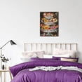 thumbnail image 7 of Christian Flower Wall Art Flower Market Pictures Wall Decor Hummingbird Canvas Artwork Painting Framed Modern Poster Print for Home Living room Bedroom Bathroom Office 12"X16", 7 of 7