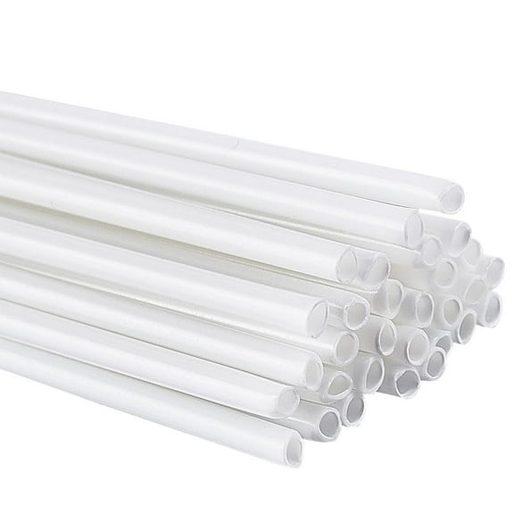 30Pcs Plastic Round Tubes 9.8 Inch Length White Plastic Model Tube Plastic Dowel Rods 1mm ID 2mm OD Round Hollow Tubing Rod for DIY Sand Table Architectural Model Making Decorations diy
