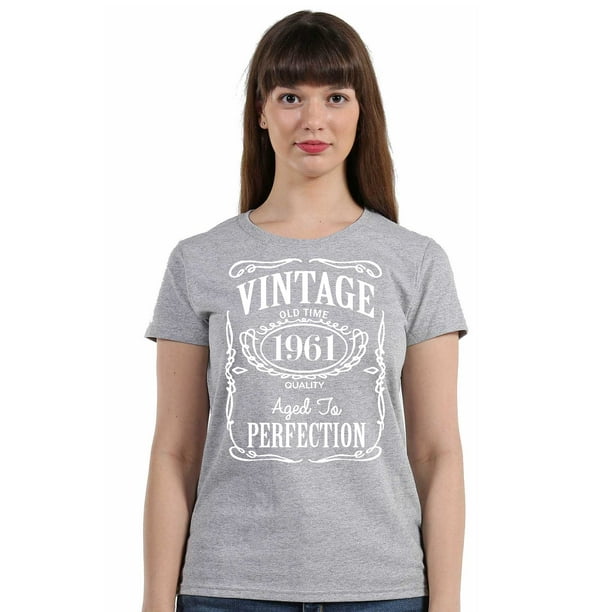 Promotion & Beyond - 60th Birthday VINTAGE 1961 Women's T-shirt, 3XL, H ...