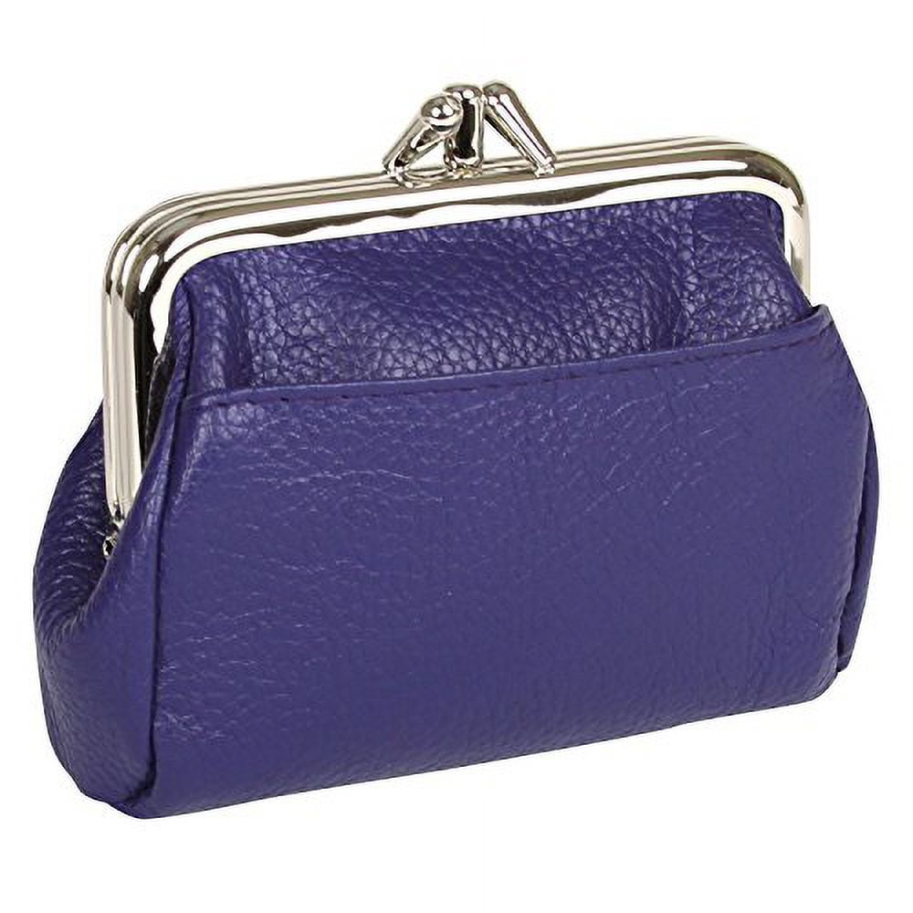 Leather purse Mulberry Purple in Leather - 41047360