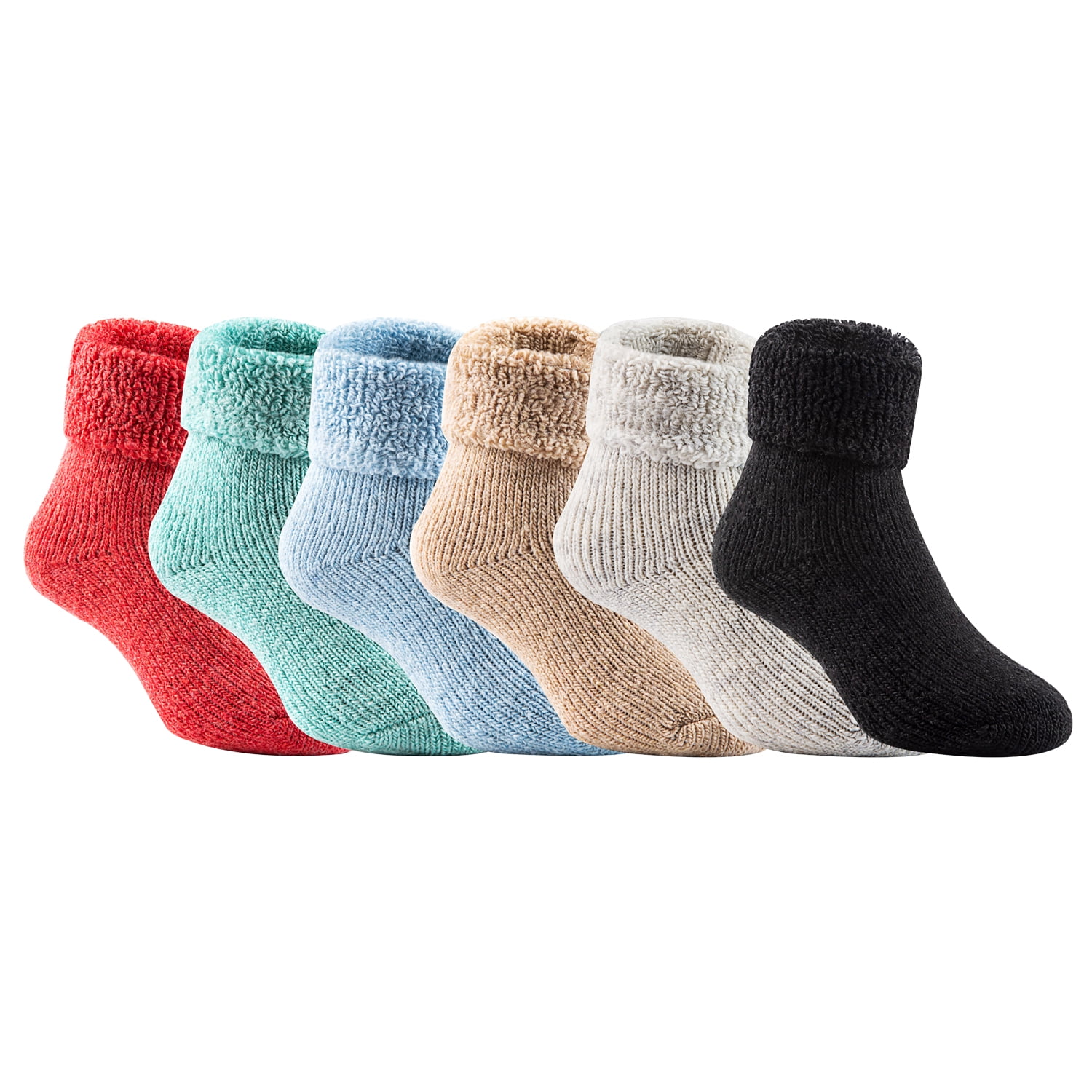 LAY Mens 6-11 Black Extreme Merino Wool Thick Work Boot Socks