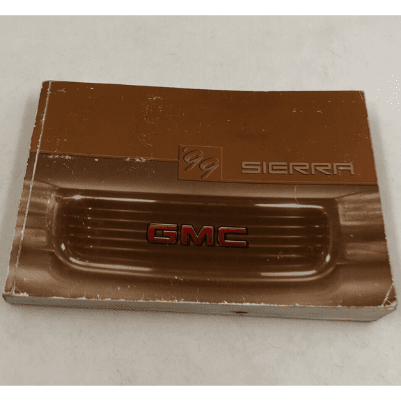 1999 GMC Sierra 1500 Owners Manual Handbook OEM I02B35030