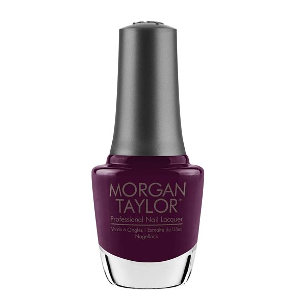 Esmalte de uñas Morgan Taylor (ciruela y listo) Esmalte de uñas morado Esmalte de uñas de dedo Esmalte de uñas de larga duración Esmalte de uñas morado Esmalte de uñas de dedo 5 onzas