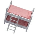 thumbnail image 2 of KALLORY Doll House Bunk Bed Pink Polka Dot 1Pack 5.38X4.72X3.18In, 2 of 7