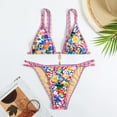thumbnail image 6 of Fulorrnie Sexy Bikini for Women Thong Bathing Suits Retro Boho Style 2 Piece Swimsuits, 6 of 6
