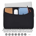 thumbnail image 6 of ASTRAEA 14 inch Laptop Sleeve Case, Shockproof Protective Notebook Cover Briefcase, Carrying Computer Bag with Accessory Pocket for 13" 14" MacBook, HP, Dell, Lenovo, Acer, Black, 6 of 7