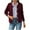 Wine, variant on Turilly Cardigan Sweaters for Women Fashion Women's Casual Long Sleeve Solid Pocket Ladies Tops Blouse Sweater