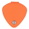 thumbnail image 1 of Pick Storage Bag, Guitar Pick Holder Case Comfortable Touch Independent Design 6 Slots PU Leather  for Daily or Performance Use Orange, 1 of 7