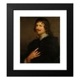 thumbnail image 2 of Circle of Anthony van Dyck 12x14 Black Modern Framed Museum Art Print Titled - Portrait of Adriaen Hanneman (C. 1630), 2 of 5