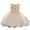 Beige, variant on JLFKNG Infants Girls Dresses Cute Sweet Solid Color Ruffled Sleeveless Breathable Ruffled Tulle Dress Suitable For Beach, Vacation,