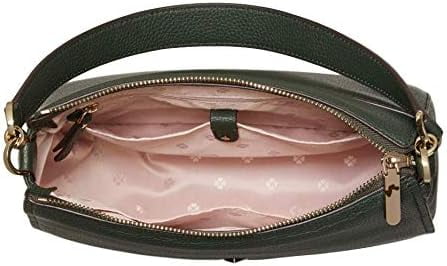 Kate Spade New York Polly Medium Convertible Leather Flap Shoulder Bag,Deep Evergreen