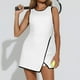 thumbnail image 4 of Vestido informal de verano sin mangas para mujer en color liso: prenda holgada para dormir/vestido de tenis, tirantes ajustables, tejido transpirable, tallas S-XXL, 4 of 8
