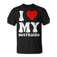 thumbnail image 2 of SR I Love My Boyfriend I Heart Love Hot My Bf Custom T-shirt, 2 of 5