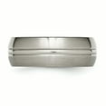 thumbnail image 3 of Titanium Grooved 8mm Brushed and Polished Band Size 10, 3 of 3