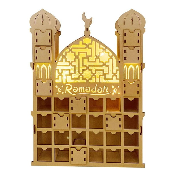 2022 Eid Ramadan Mubarak Calendrier De L'avent Ramadan Contdown Calendar  Calendrier De L'avent Du Ramadan En Bois 2022 Eid Ramadan Mubarak  Calendrier