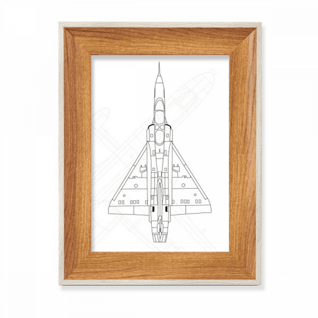 Aircraft Weapons Equipment Desktop Wooden Photo Frame Display Picture Art Painting Multiple Sets