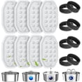 thumbnail image 2 of 8 Set Cat Water Fountain Filters Replacement & Pre-Filter Sponges for 108oz/3.2 Stainless Steel Pet Water Fountain, 2 of 5