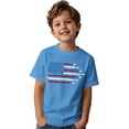 thumbnail image 6 of MuXiKeJi Clothes Girl American Flag Shirts Bow Tshirt 4th of July Shirt Cotton Short Sleeve Tees 2-12 Years, 6 of 7