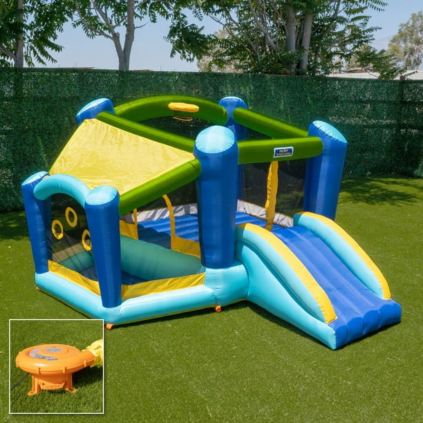 Sportspower My First Jump 'n Slide Bounce House with Ball Pit & with