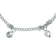 thumbnail image 5 of Bling Jewelry Womens Bells & Hearts Charm Anklet Pattilu India Style Ankle Bracelet Sterling Silver Size 9 To 9.5 Inch, 5 of 6