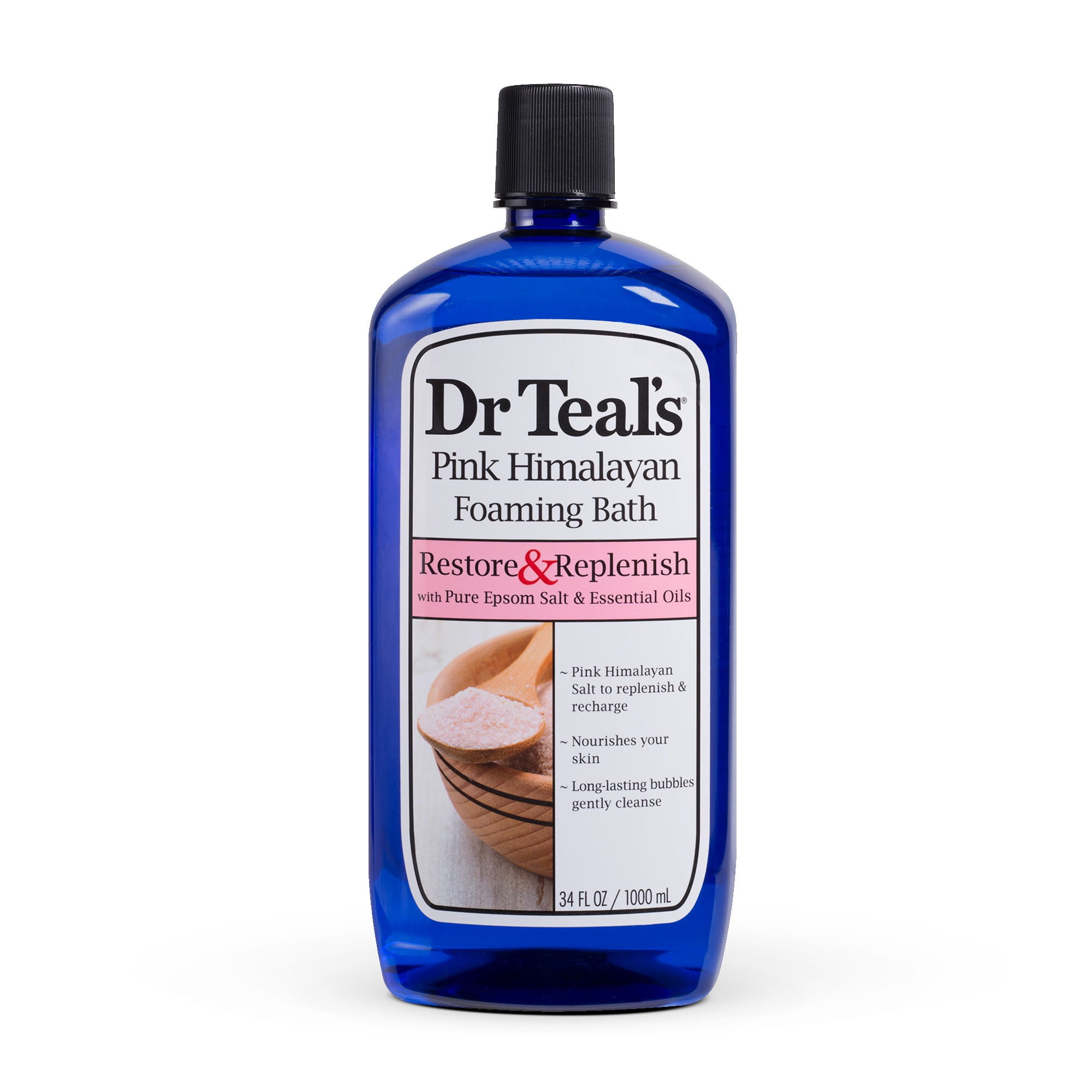 Dr Teal's Foaming Bath with Pink Himalayan Salt, Restore & Replenish