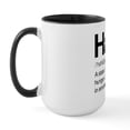 thumbnail image 2 of CafePress - Hangry Definition - 15 oz Ceramic Large White Novelty Mug, 2 of 4