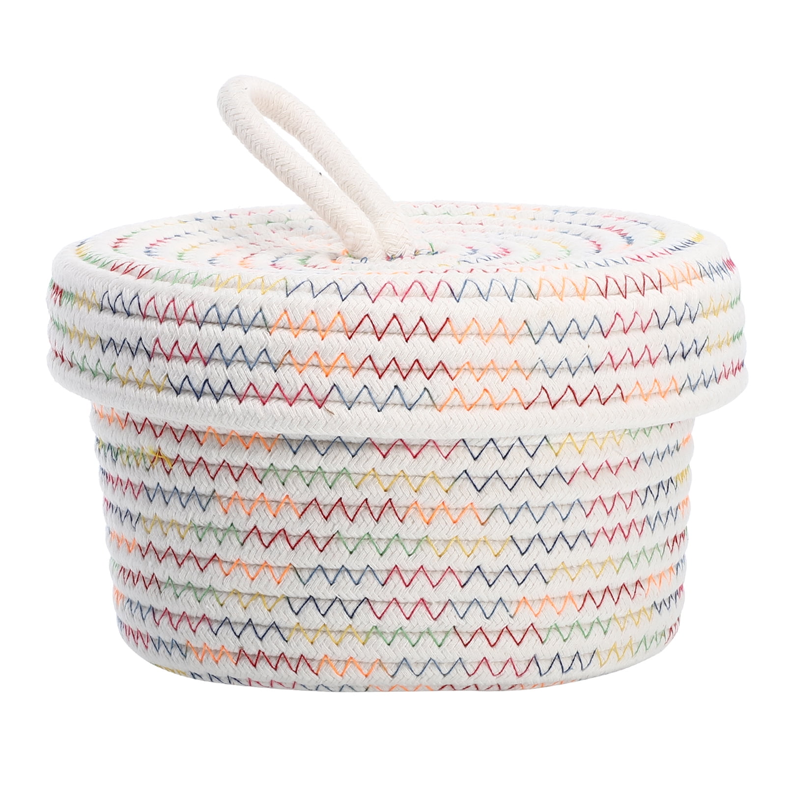 Basket Storage Woven Baskets Blanket Hamper Cotton Small Extra Pillows