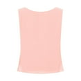 thumbnail image 2 of JanJean Débardeur Sans Manches Décontracté d'Été pour Femme, Léger en Mousseline, Camisole à Encolure Ronde, Rose, TG, 2 of 6